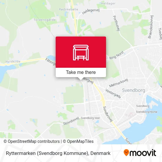 Ryttermarken (Svendborg Kommune) map