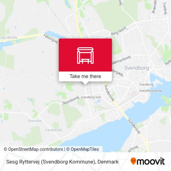 Sesg Ryttervej (Svendborg Kommune) map