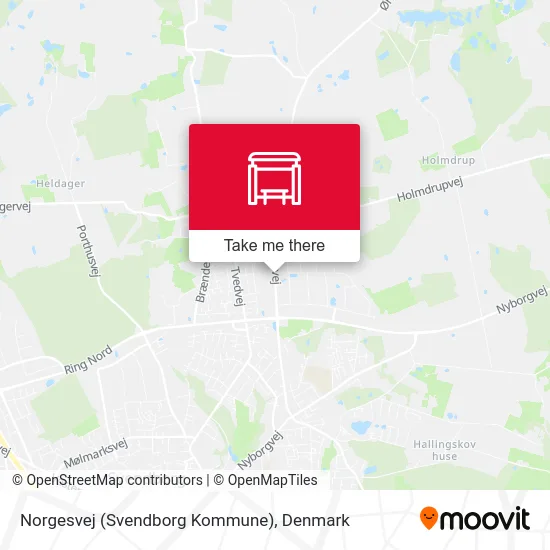 Norgesvej (Svendborg Kommune) map