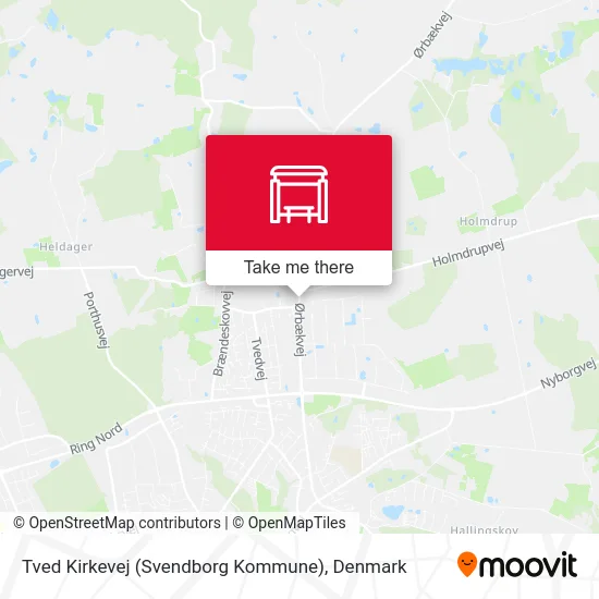 Tved Kirkevej (Svendborg Kommune) map