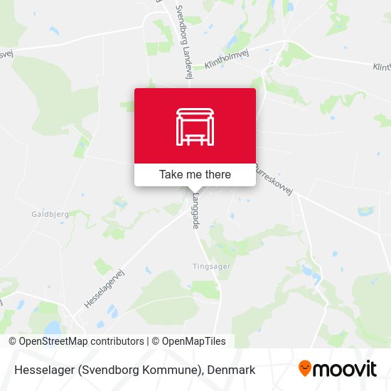 Hesselager (Svendborg Kommune) map
