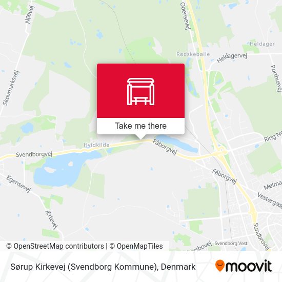 Sørup Kirkevej (Svendborg Kommune) map