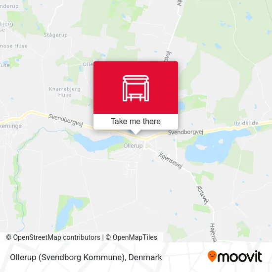 Ollerup (Svendborg Kommune) map