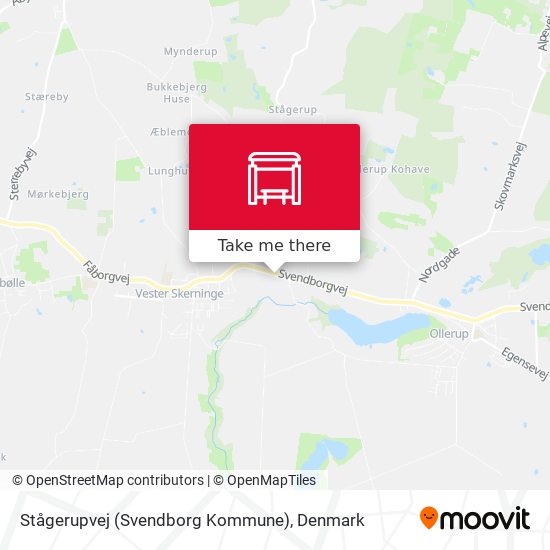 Stågerupvej (Svendborg Kommune) map