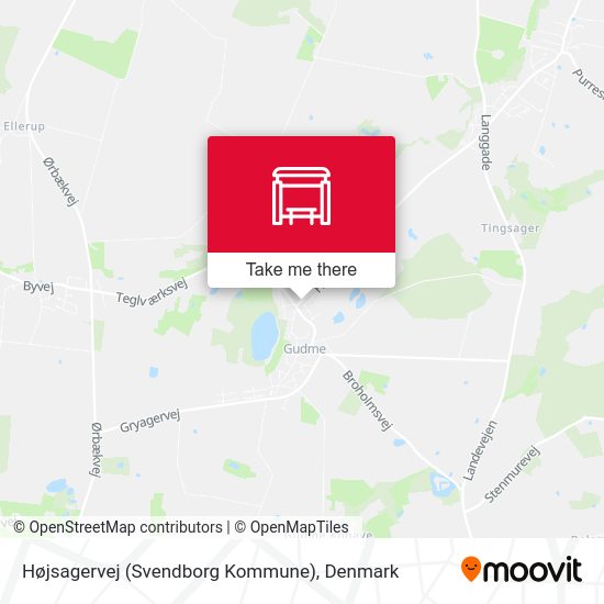 Højsagervej (Svendborg Kommune) map
