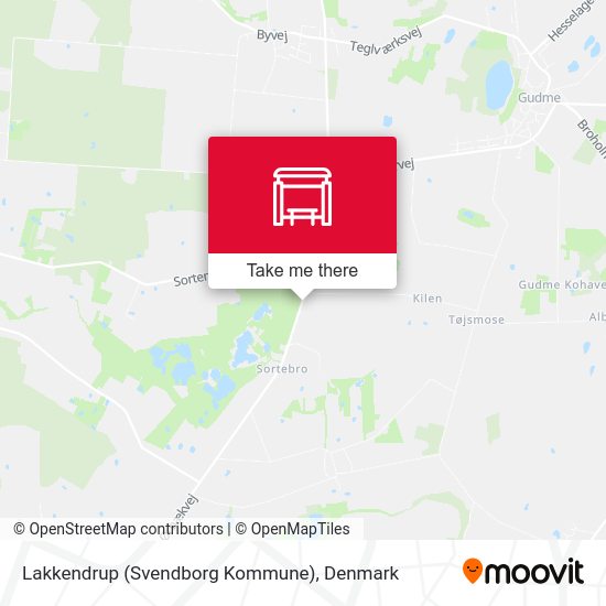 Lakkendrup (Svendborg Kommune) map