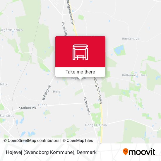 Højevej (Svendborg Kommune) map