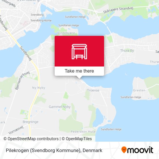 Pilekrogen (Svendborg Kommune) map