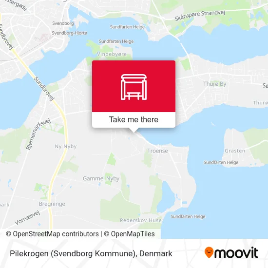 Pilekrogen (Svendborg Kommune) map