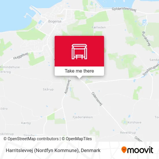 Harritslevvej (Nordfyn Kommune) map