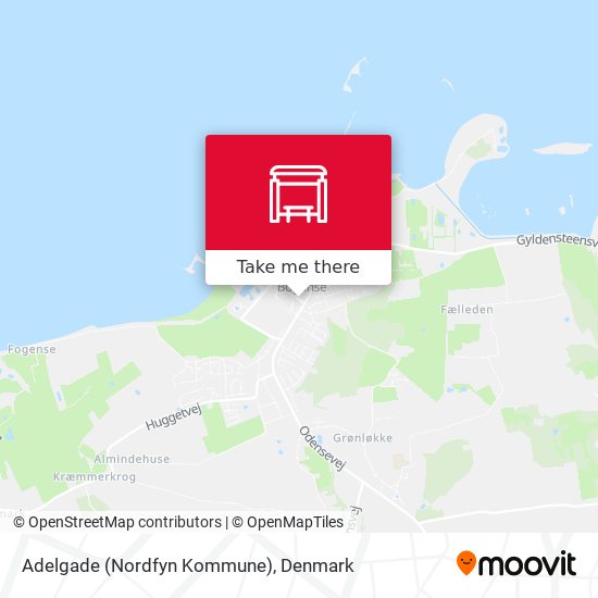 Adelgade (Nordfyn Kommune) map
