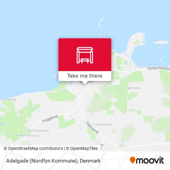 Adelgade (Nordfyn Kommune) map