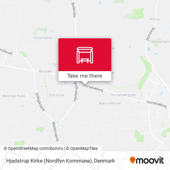 Hjadstrup Kirke (Nordfyn Kommune) map