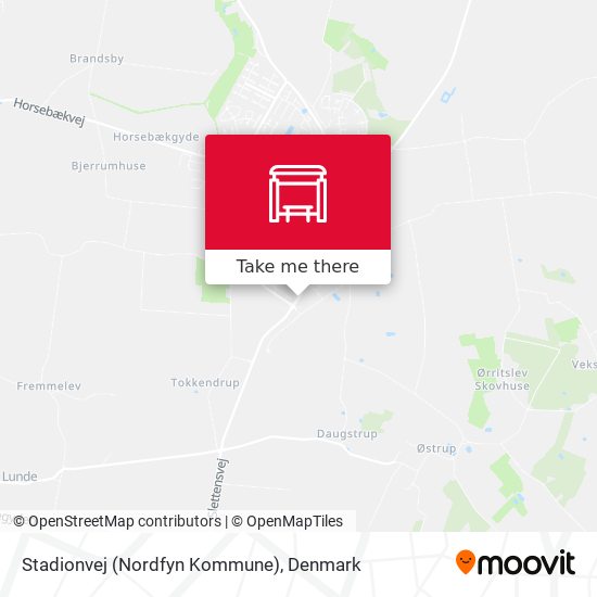 Stadionvej (Nordfyn Kommune) map