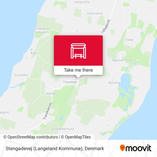 Stengadevej (Langeland Kommune) map