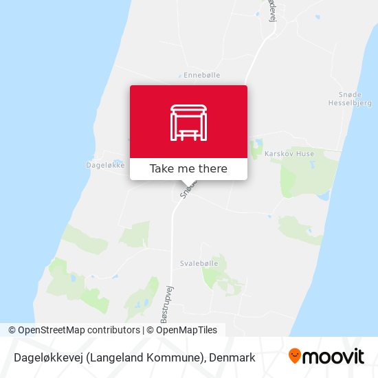 Dageløkkevej (Langeland Kommune) map