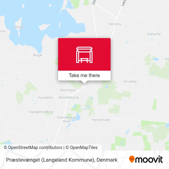 Præstevænget (Langeland Kommune) map