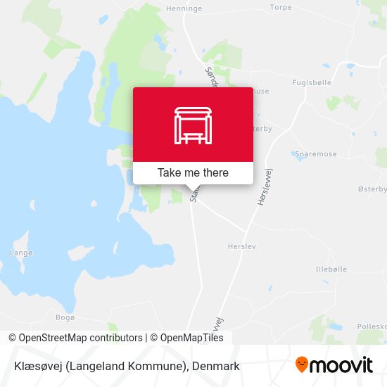 Klæsøvej (Langeland Kommune) map