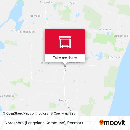 Nordenbro (Langeland Kommune) map