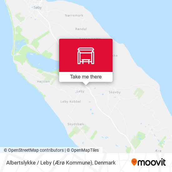 Albertslykke / Leby (Ærø Kommune) map