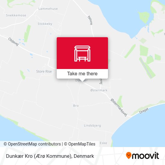 Dunkær Kro (Ærø Kommune) map