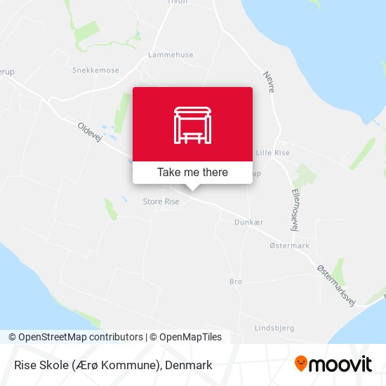 Rise Skole (Ærø Kommune) map