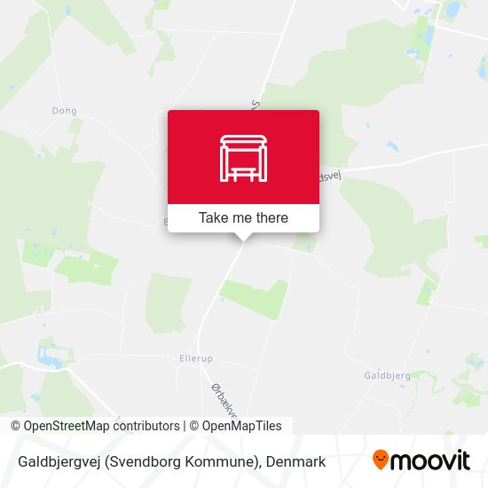 Galdbjergvej (Svendborg Kommune) map