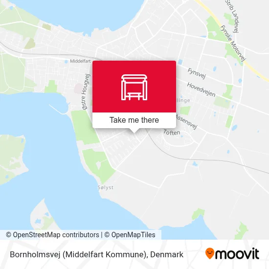 Bornholmsvej (Middelfart Kommune) map