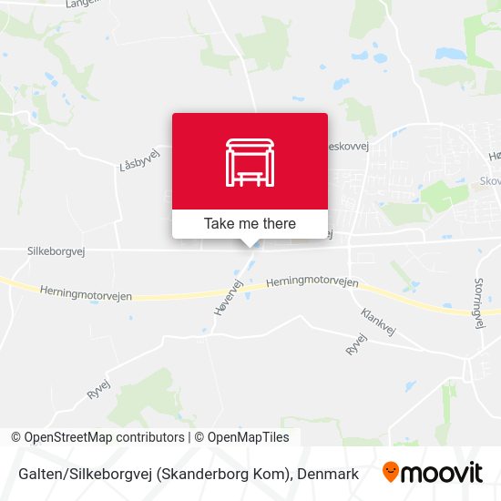 Galten / Silkeborgvej (Skanderborg Kom) map
