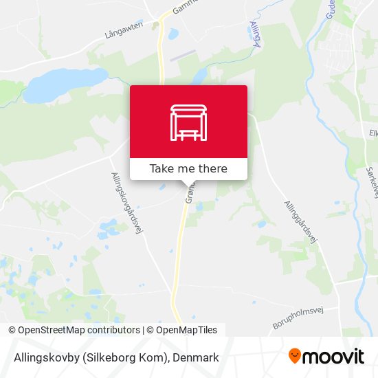 Allingskovby (Silkeborg Kom) map