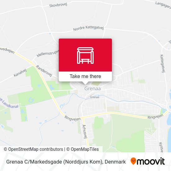 Grenaa C / Markedsgade (Norddjurs Kom) map