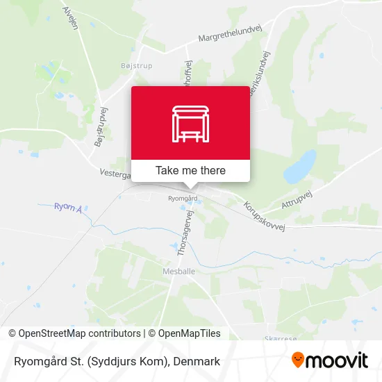 Ryomgård St. (Syddjurs Kom) map
