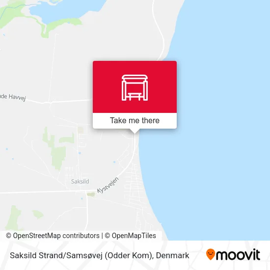 Saksild Strand / Samsøvej (Odder Kom) map