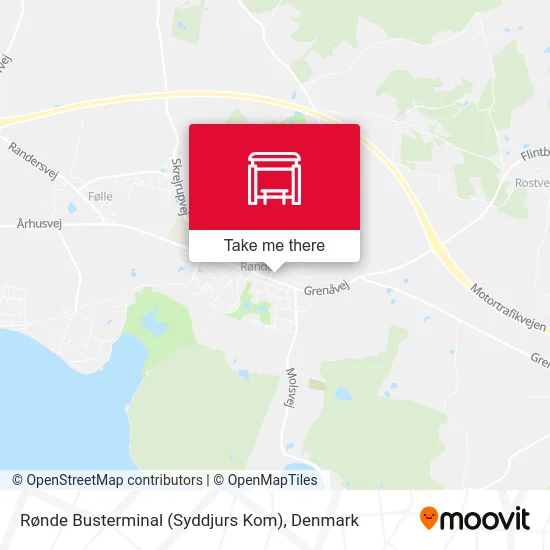 Rønde Busterminal (Syddjurs Kom) map