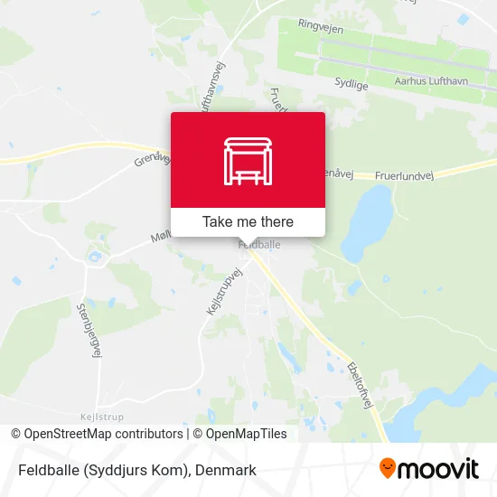 Feldballe (Syddjurs Kom) map