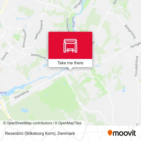 Resenbro (Silkeborg Kom) map