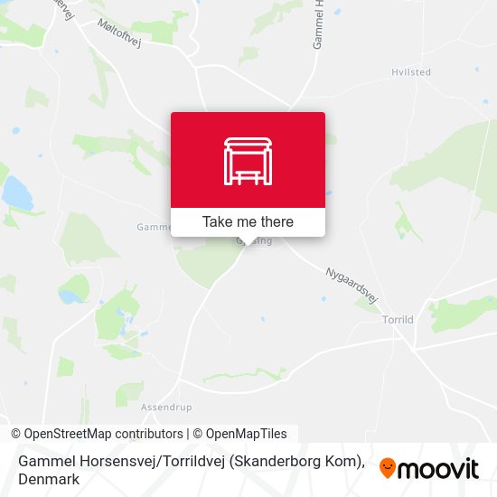 Gammel Horsensvej / Torrildvej (Skanderborg Kom) map