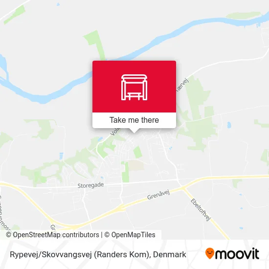 Rypevej / Skovvangsvej (Randers Kom) map