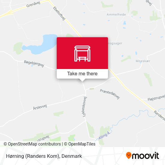 Hørning (Randers Kom) map
