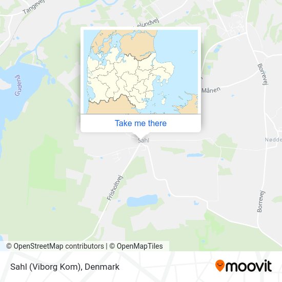 Sahl (Viborg Kom) map