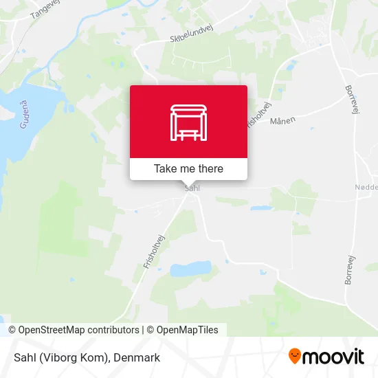 Sahl (Viborg Kom) map