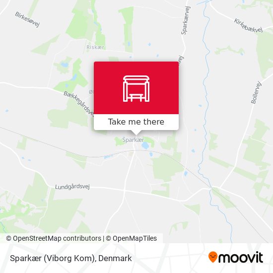 Sparkær (Viborg Kom) map