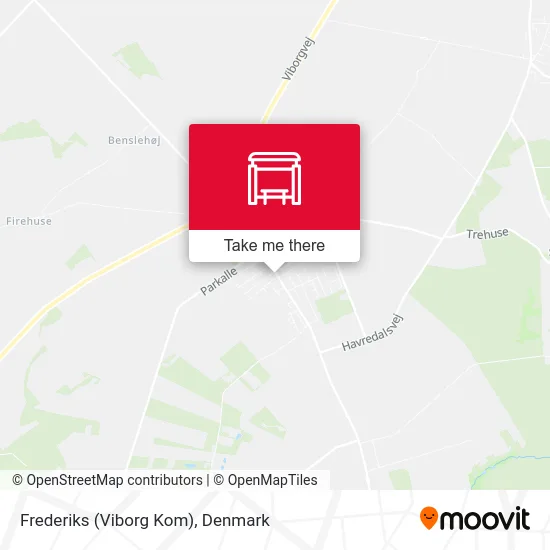Frederiks (Viborg Kom) map