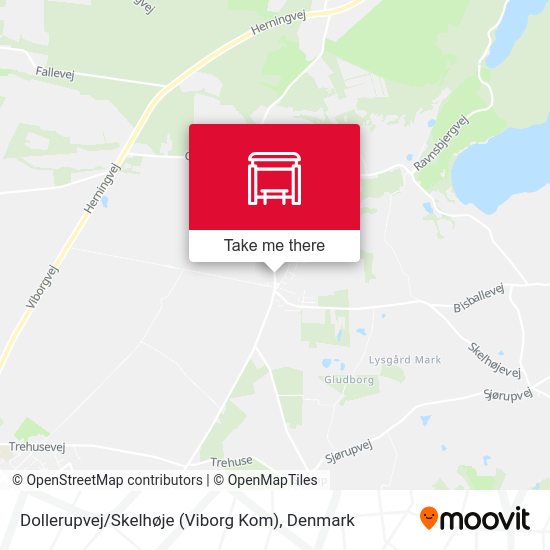 Dollerupvej / Skelhøje (Viborg Kom) map