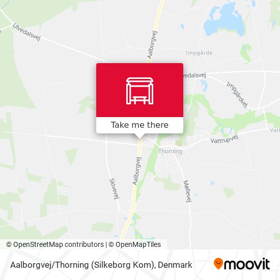 Aalborgvej / Thorning (Silkeborg Kom) map