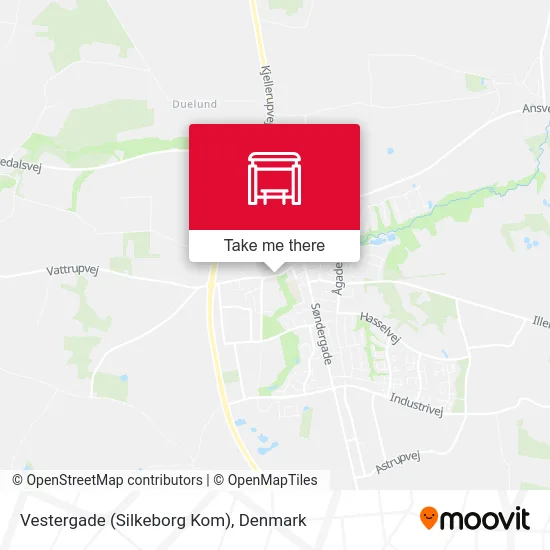 Vestergade (Silkeborg Kom) map
