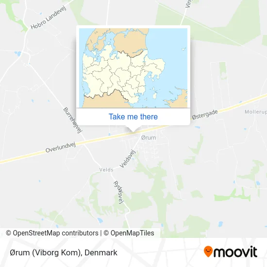 Ørum (Viborg Kom) map