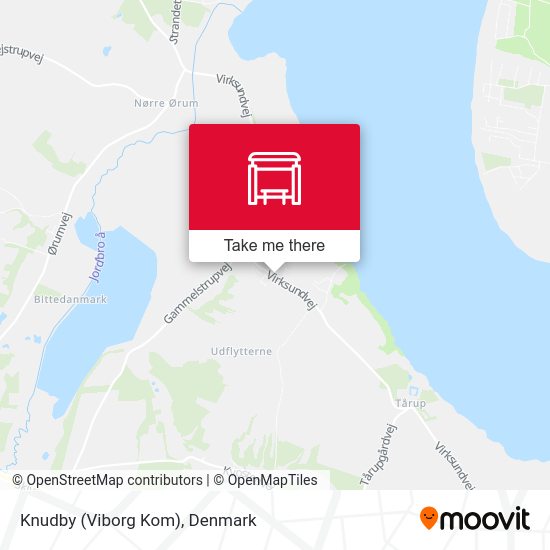 Knudby (Viborg Kom) map