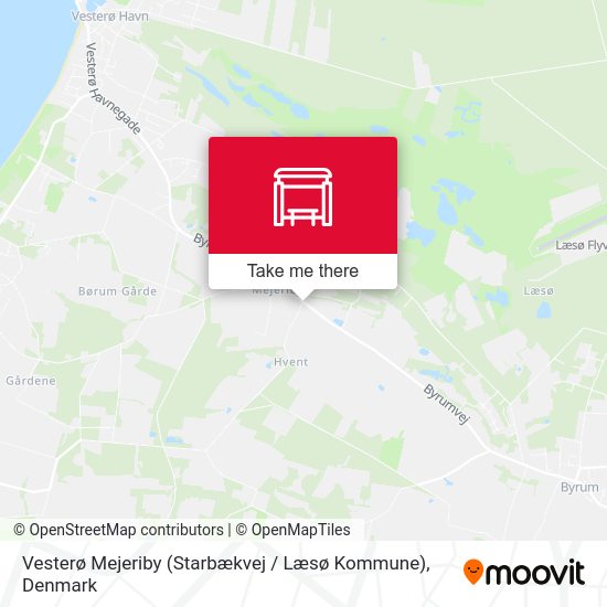 Vesterø Mejeriby (Starbækvej / Læsø Kommune) map