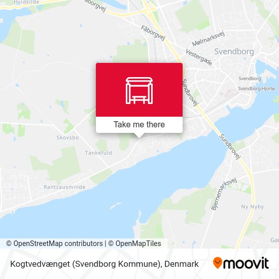 Kogtvedvænget (Svendborg Kommune) map